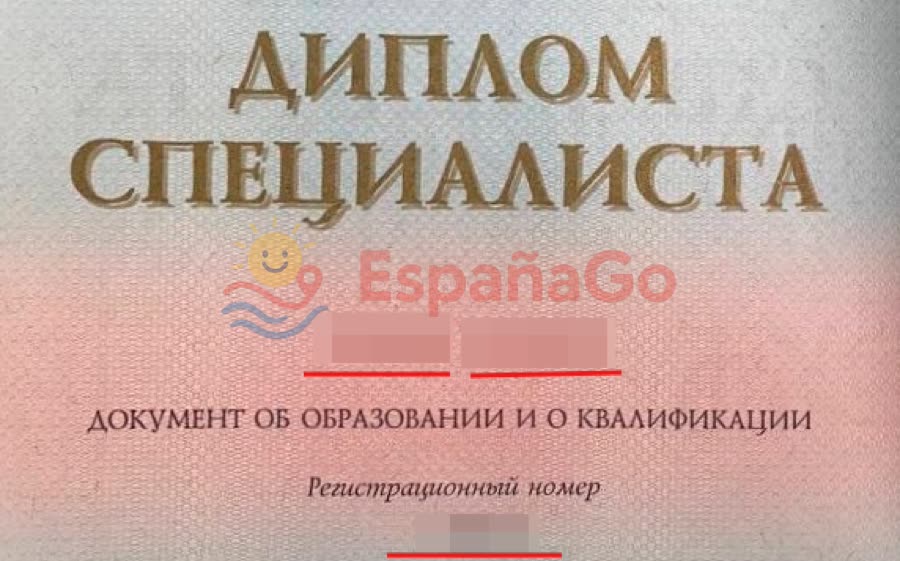 Где на дипломе серия и номер бланка и регистрационный номер